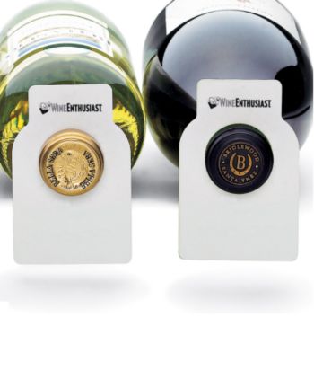 Wine Enthusiast 100 Reusable Wine Bottle Tags
