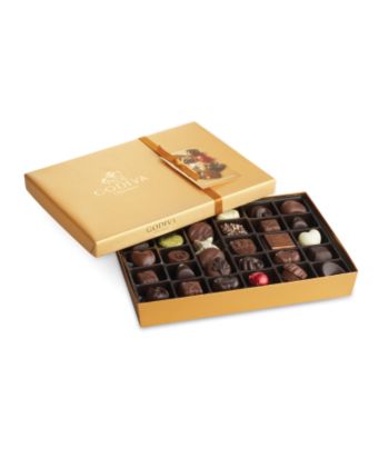 Godiva 36-Piece Assorted Belgian Chocolates Signature Gold Ballotin