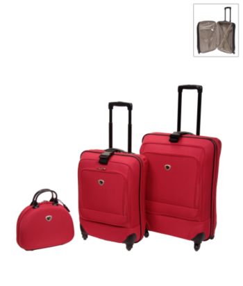 IT Luggage Ultra Light Spinner Ion Red Luggage