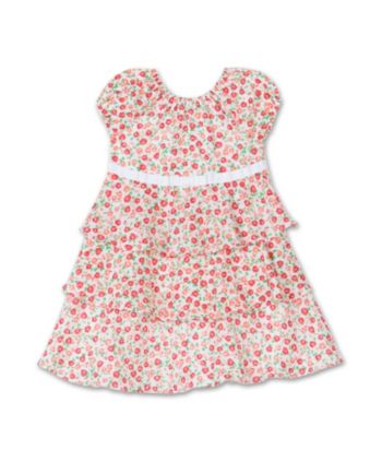 Little Miss Attitude Baby and Girls' 2T-6X 3 Tier Dress - Multi Floral