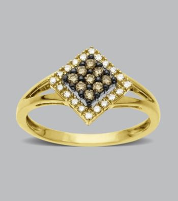 .25 ct. t.w. Diamond and Chocolate Diamond Ring