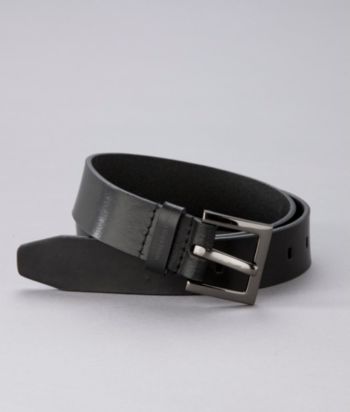 Calvin Klein Jeans® Leather Belt with Harness Buckle - Black