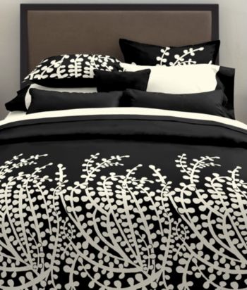 Branches Black Mini Duvet Set by City Scene™