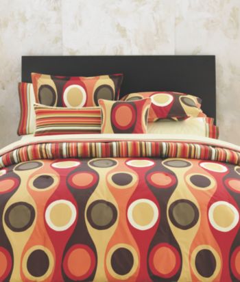 Retro Radar Red Mini Comforter Set by City Scene™