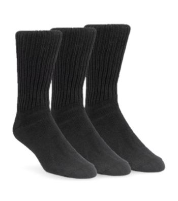 Calvin Klein Men's 3-Pack Casual Rib Socks - Black