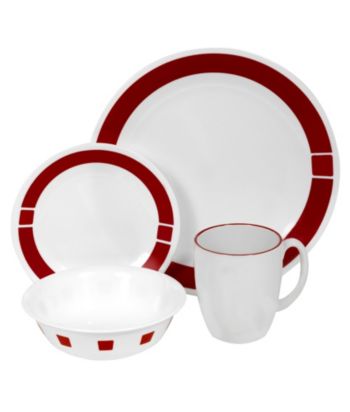 Corelle® Livingware 16-pc. Dinnerware Set - Urban Red