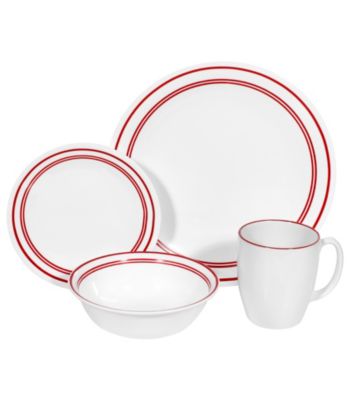 Corelle® Livingware Classic Café Red 16-pc. Dinnerware Set