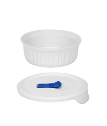 CorningWare® French White® 24-oz. Round Dish with Vented Cover