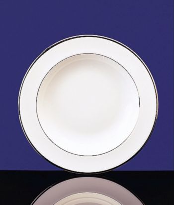 Wedgwood® Sterling Rim Soup Plate