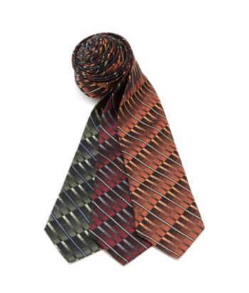 Statements Men's Optical Grid Neckwear