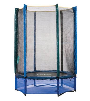 Pure Fun 55 Inch Trampoline with Enclosure Kids Set