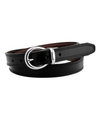 Fossil® Skinny Reversible Belt - Black/ Brown