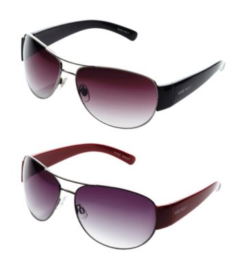 Nine West® Metal Mod Aviator Sunglasses