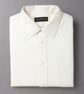 Kenneth Roberts Platinum® Men's Luxury Twill Dress Shirt - Cream