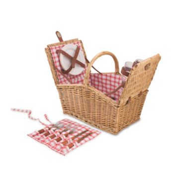 Piccadilly Willow Basket with Service for 2