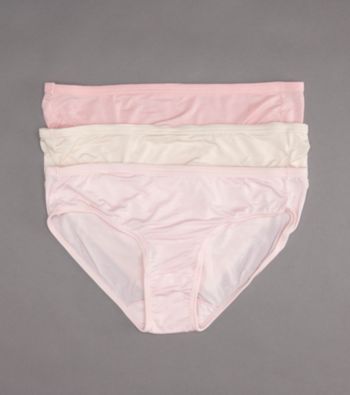 Jockey® Elance® 3-pk. Supersoft Bikini Briefs - Pale Cosmetic Assorted