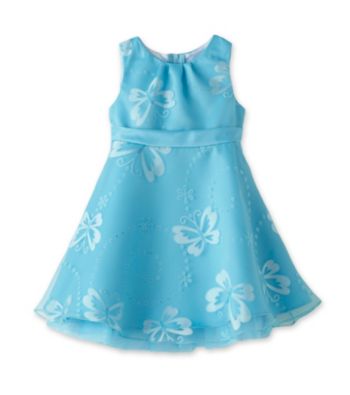 Rare Editions Girls' 2-6X Butterfly Dress - Aqua