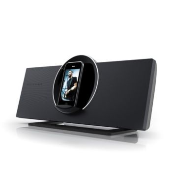 Coby® CSMP175 Vitruvian™ Speaker System with Rotating Docking Station for iPod®