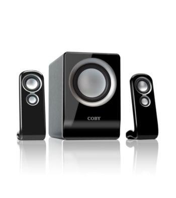 Coby® CSMP80 2.1 Channel Multimedia Speaker System