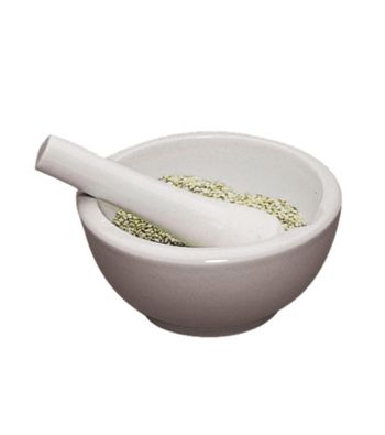 Fox Run Craftsmen® Porcelain Mortar and Pestle with Rubber Bottom