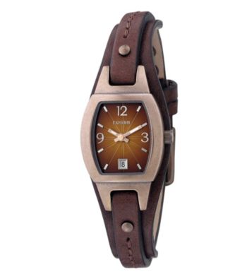 Fossil® Analog Brown Dial Watch