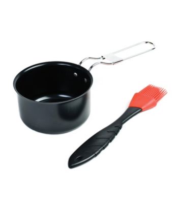 Charcoal Companion® Saucepot & Silicone Brush