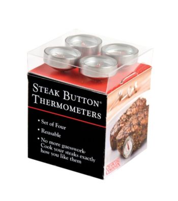 Charcoal Companion® Set of 4 Steak Button® Thermometers