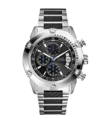 Guess Men's Chronograph Silver Sport Watch