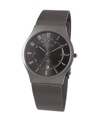 Skagen Denmark Men's Titanium Gray Watch