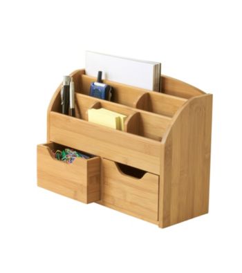 Lipper International Space Saving Desk Organizer - Bamboo