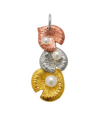.925 Sterling Silver Freshwater Pearl Pendant - White