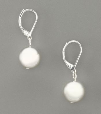 Lauren Ralph Lauren Silvertone 12MM Drop Earrings