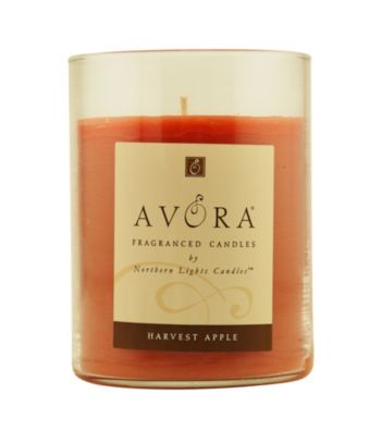 Fragrance Net 3x4.5 inch Glass Pillar Scented Candle