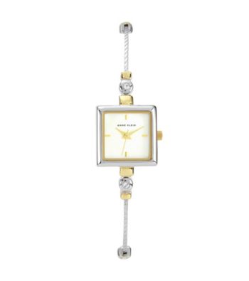 Anne Klein® Two-Tone Illusion Dress Watch