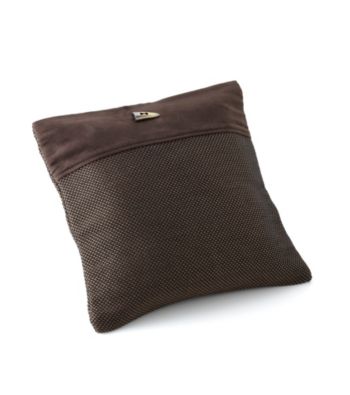 Chicology® Audrick Set of 2 Pillow Covers with Decorative Tassel - Black Coffee