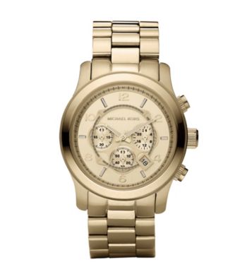 Michael Kors® Men's Oversized Chronograph Watch - Goldtone