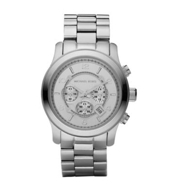 Michael Kors® Men's Oversized Chronograph Watch - Silvertone