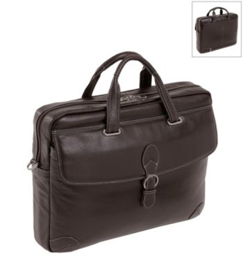 Siamod Borella Leather Small Laptop Brief Case