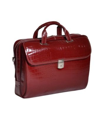 Siamod Servano Ladies' Small Leather Laptop Brief Case