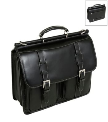 Siamod Signorini Leather Double Compartment Laptop Case