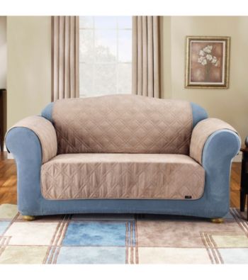 Sure Fit® Quilted Soft Suede Pet Furniture Cover