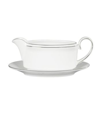 Vera Wang® Blanc Sur Blanc Gravy Boat or Stand