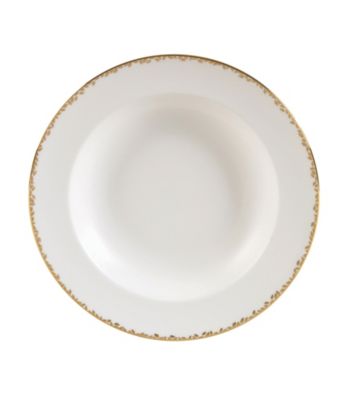 Vera Wang® Gilded Leaf Rim Soup Bowl