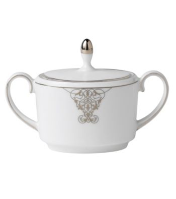 Vera Wang® Imperial Scroll Covered Sugar Bowl
