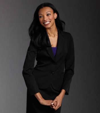 Anne Klein® 2-button Jacket - Black