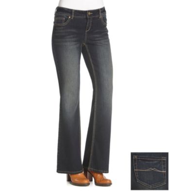 Ruff Hewn Classic Rise Ocean Wash Bootcut Jeans