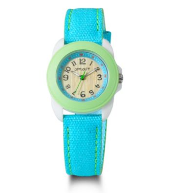 Sprout® Eco-Friendly Mid-Size Watch - Green/Blue