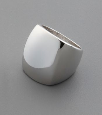 Tall Rounded Sterling Silver Ring