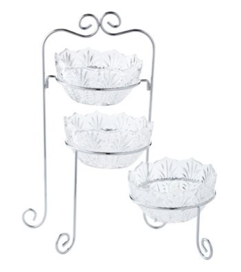 Fifth Avenue Crystal Ltd.® Portico 3-Piece Bowl Buffet Server