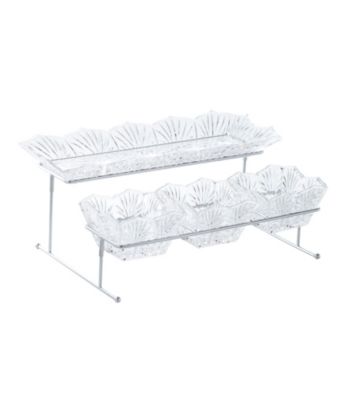 Fifth Avenue Crystal Ltd.® Portico 4-Piece Buffet Server with Stand